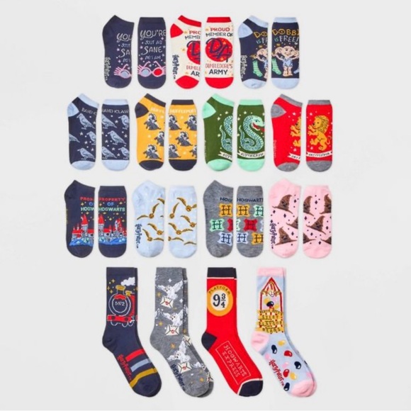Harry Potter Hogwarts Express 15 Days of Socks Advent Calendar - Picture 4 of 4